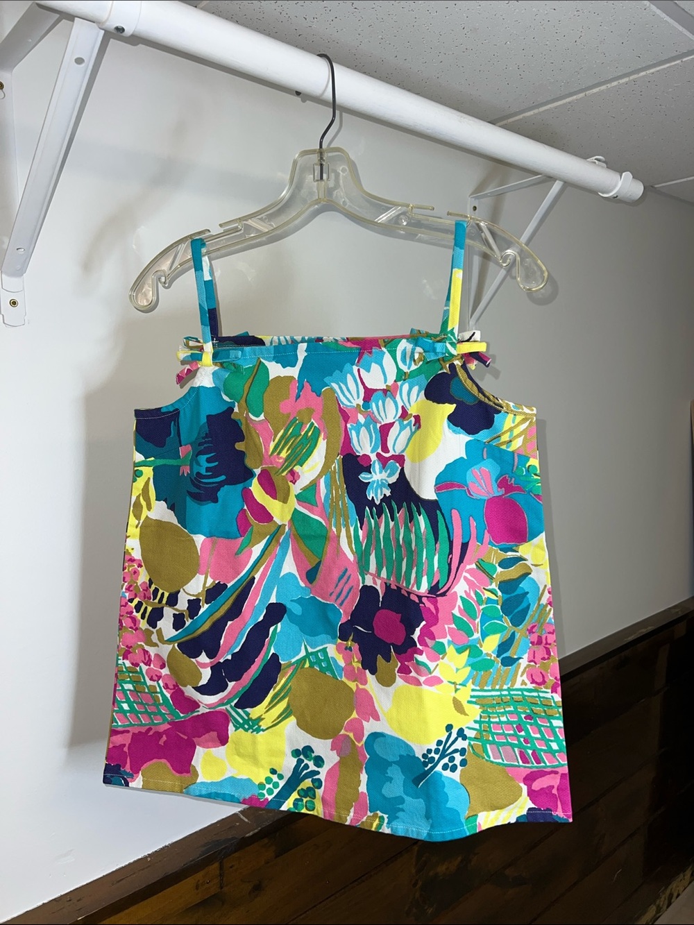 NWT J. Crew Crewcuts Girls Spaghetti Strap Top in Seaside Floral- Size 16